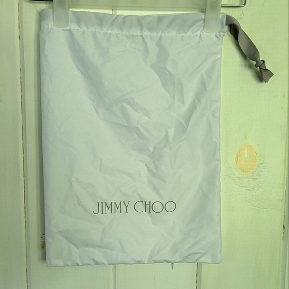 Jimmy Choo Top Drawsting Closure Dust Shoe Bag - Picture 1 of 6